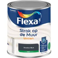Flexa - Strak Op De Muur Binnen Mat - Shadow Blue - Mengverf - 1 L