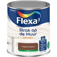 Flexa - Strak Op De Muur Binnen Mat - Cheeky Chestnut - Mengverf - 1 L