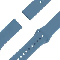 Bandz Siliconen 'Deluxe' sportbandje geschikt voor Garmin Vivoactive 4s / Vivomove 3s / Venu 4 - 41mm / Venu 3s / Venu 2s / Forerunner 265s / Forerunner 255s - Grijsblauw