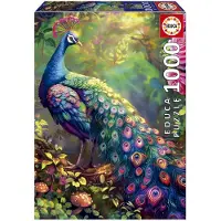 Educa - Puzzel - Pauw in de tuin - 1000 stukjes - Legpuzzel