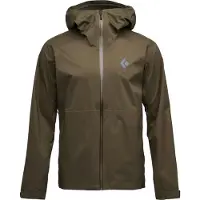Black Diamond - Fineline Stretch Shell - Regenjas M, bruin