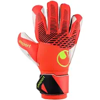 Uhlsport FM Soft Pro Keepershandschoenen Felrood Zwart Felgeel
