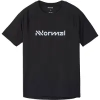 Nnormal - Dames wandel- en bergkleding - Race T-Shirt 02 W Black voor Dames van Gerecycled Polyester - Maat M - Zwart