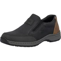 Rieker herenmoccasins 03354-06 zwart maat 44