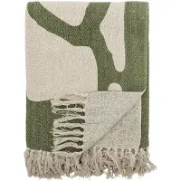 Bloomingville Dalmine plaid 130x160 cm Groen
