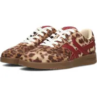 Posh Sneakers laag bruin / donkerrood / wit