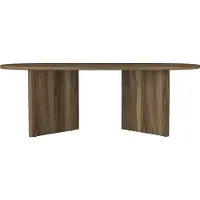 Vente-unique Salontafel - donker naturel - TOPANIA