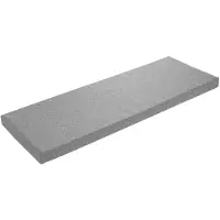 Sleepling bankkussen - zitkussen 110x50 cm - geschikt voor outdoor & indoor - antislip onderzijde - Made in EU - 110 x 50 x 5 cm - lichtgrijs
