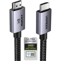UGREEN - HD171 - kabel met HDMI 2.1 8K connectoren gecertificeerd, - 2 - m - lang - grijs