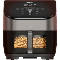 Instant Pot Instant Vortex ClearCook OdourErase 5.7 L Digitale Airfryer - 6-in-1 Slimme Programma's - RVS