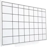 Rocada whiteboard - Skinplanner - 75x115cm - wit gelakt - RO-6420UP