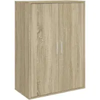 vidaXL Dressoir Sonoma-eikenhout, 60x31x84 cm, houtvezel