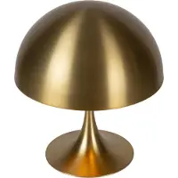 Atmooz tafellamp Braga – G9 – Geschikt voor slaapkamer/woonkamer – Industriële stijl – Goud – Hoogte 28 cm – Metaal