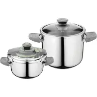 Berghoff Snelkookpannenset Leo Vita 4 + 7 L (4-Delig)