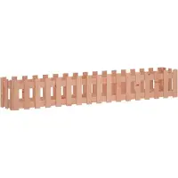 vidaXL Plantenbak verhoogd hekontwerp 200x30x30 cm massief douglashout