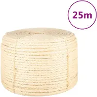 vidaXL Touw 12 mm 25 m 100% sisal