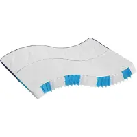 vidaXL Pocketveringmatras middelhard-hard 200x200 cm