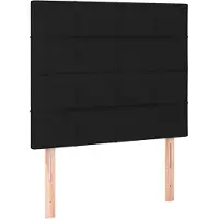 vidaXL Hoofdbord zwart 90x5x118/128 cm stof