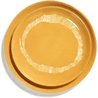 Serax - Ottolenghi Feast - Bord S - Geel/Wit - 19 Ø - 2 stuks