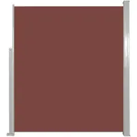 vidaXL Tuinscherm uittrekbaar 160x300 cm bruin