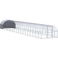 vidaXL Kippenren 3x20x2 m gegalvaniseerd staal