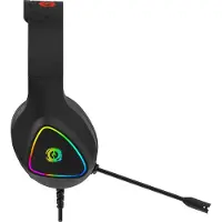 Canyon GH-6, Shadder gamingheadset, USB / 2x 3,5mm-aansluiting, 2m kabel, meerkleurige (Bedraad), Gaming headset, Zwart