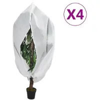 vidaXL Plantenhoezen met ritssluiting 4 st 70 g/m² 1,2x1,8 m