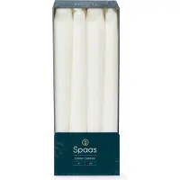 Spaas - Dinerkaars d2.1h25 cm wit 8st