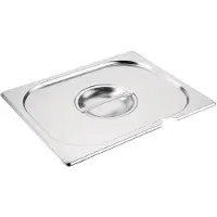 Vogue RVS deksel GN 1/2 met lepeluitsparing