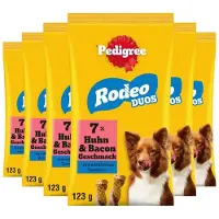 Pedigree 6x Hondensnack Rodeo Kip 123 gr