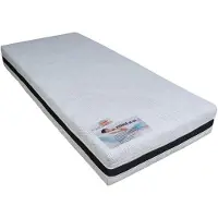 Slaaploods.nl Prince de Luxe - Pocketvering Matras - Koudschuim Afdeklaag - 100x190x25 cm - Medium