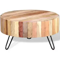 vidaXL Salontafel massief gerecycled hout