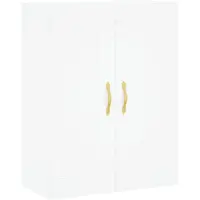 vidaXL Wandkast 69,5x34x90 cm bewerkt hout wit