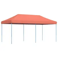 vidaXL Partytent inklapbaar pop-up 580x292x315 cm terracotta