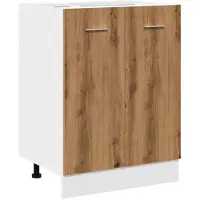 vidaXL Onderkast Lyon 60x46x81,5 cm bewerkt hout artisanaal eikenkleur