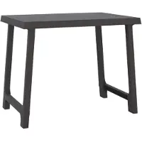 vidaXL Campingtafel hout-look 79x56x64 cm PP antracietkleurig