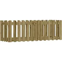 vidaXL Plantenbak verhoogd hekontwerp 150x50x50 cm geïmpregneerd hout