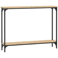 vidaXL Wandtafel 100x22,5x75 cm bewerkt hout sonoma eikenkleurig