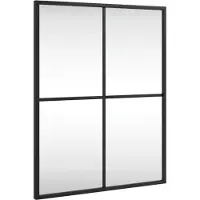 vidaXL Wandspiegel rechthoekig 40x50 cm ijzer zwart
