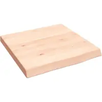 vidaXL Wandschap 40x40x(2-4) cm onbehandeld massief eikenhout
