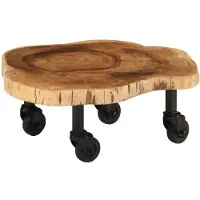 vidaXL Salontafel 60x55x25 cm massief acaciahout