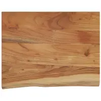 vidaXL Wandschap rechthoekig natuurlijke rand 40x30x2,5 cm acaciahout
