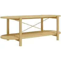 vidaXL Salontafel 110x48x40 cm bewerkt hout