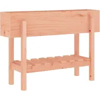 vidaXL Plantenbak verhoogd 101x30x69 cm massief douglashout