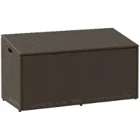 vidaXL Tuinbox 110x50x58 cm poly rattan bruin