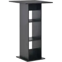 vidaXL Bartafel 60x60x110 cm zwart