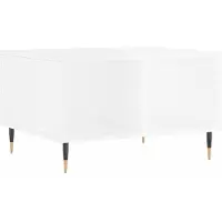 vidaXL Salontafel 60x50x36,5 cm bewerkt hout hoogglans wit