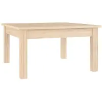 vidaXL Salontafel 55x55x30 cm massief grenenhout