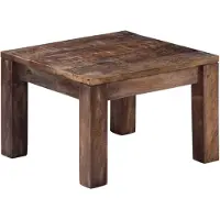 vidaXL Salontafel 50x50x35 cm massief mangohout