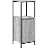 vidaXL Badkamermeubel met planken 36x35x95 cm grijs sonoma